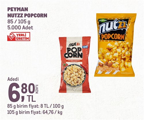 Peyman Nutzz Popcorn 85/105 g image