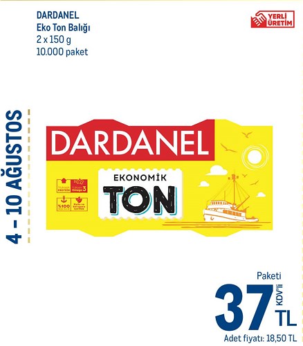 Dardanel Eko Ton Balığı 2x150 g image