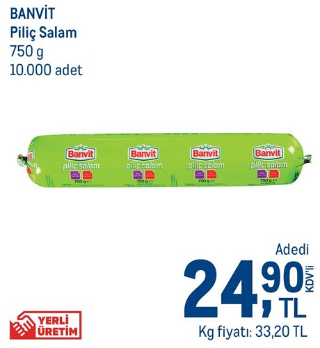 Banvit Piliç Salam 750 g image