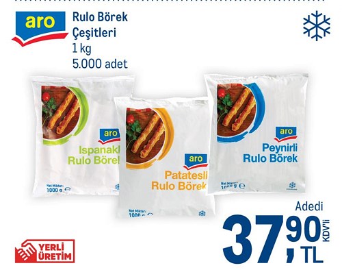 Aro Rulo Börek Çeşitleri 1 kg image