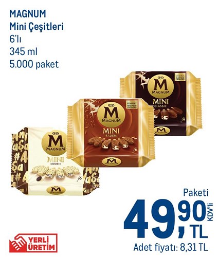 Magnum Mini Çeşitleri 6'lı 345 ml image