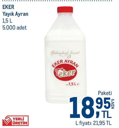 Eker Yayık Ayran 1,5 l image