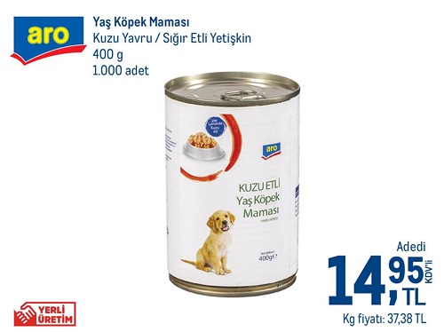 Aro Yaş Köpek Maması 400 g image