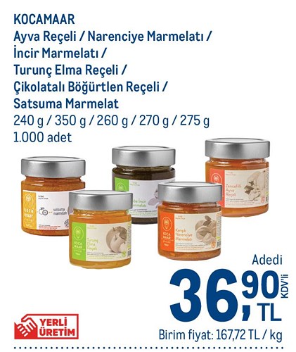 Kocamaar Reçel/Marmelat Çeşitleri image