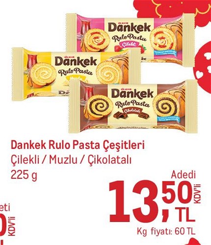 Ülker Dankek Rulo Pasta Çeşitleri 225 g image