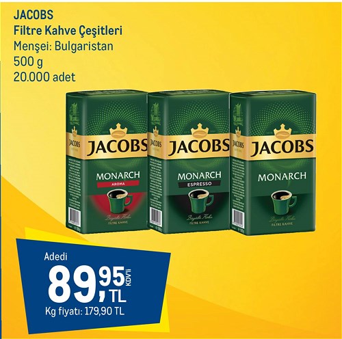 Jacobs Filtre Kahve Çeşitleri 500 g image