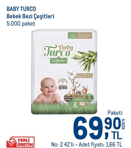 Baby Turco Bebek Bezi Çeşitleri image