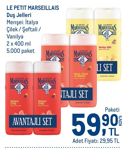 Le Petit Marseillais Duş Jelleri 2x400 ml image