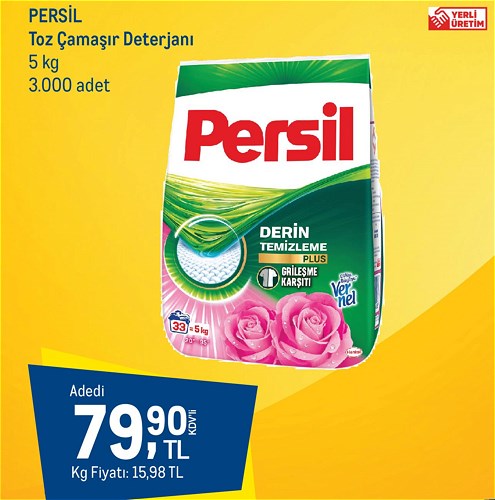 Persil Toz Çamaşır Deterjanı 5 kg image