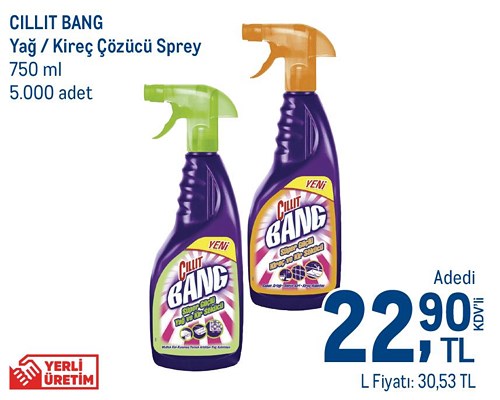 Cillit Bang Yağ/Kireç Çözücü Sprey 750 ml image