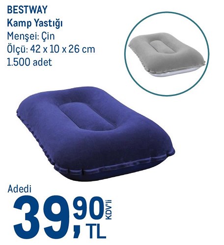 Bestway Kamp Yastığı 42x10x26 cm image