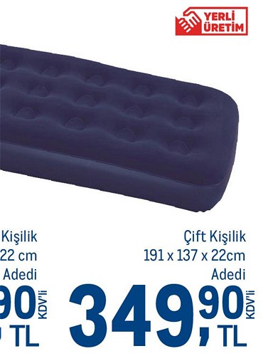 Bestway Floklu Yatak Çift Kişilik 191x137x22 cm image