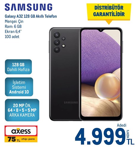 Samsung Galaxy A32 128 GB Akıllı Telefon image