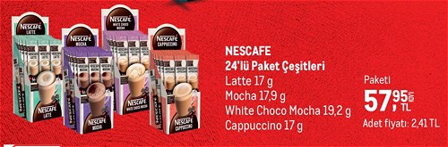 Nescafe 24'lü Paket Çeşitleri image