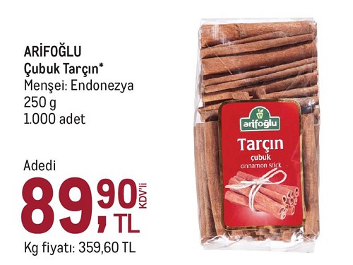 Arifoğlu Çubuk Tarçın 250 g image