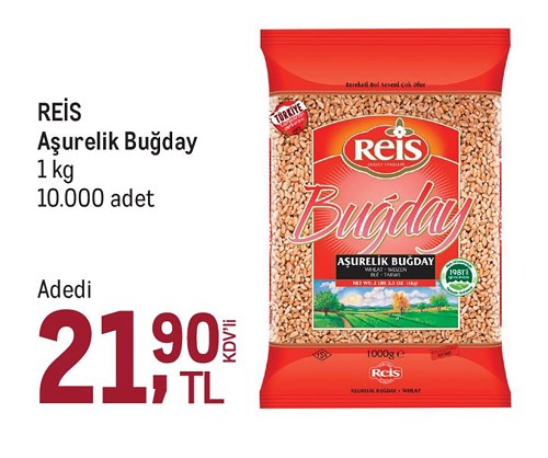 Reis Aşurelik Buğday 1 kg image