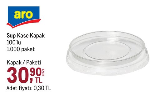 Aro Sup Kase Kapak 100'lü image