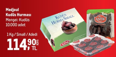 Medjoul Kudüs Hurması Small 1 kg  image