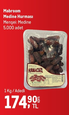 Mabroom Medine Hurması 1 kg image