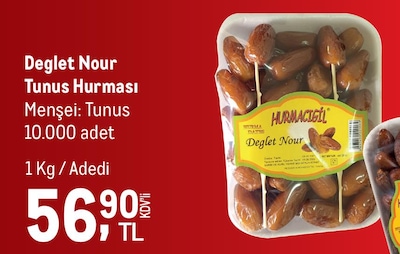 Daglet Nour Tunus Hurması 1 kg  image