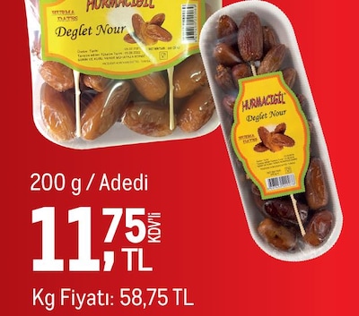 Deglet Nour Tunus Hurması 200 g  image