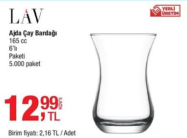 Lav Ajda Çay Bardağı 165 cc 6'lı image