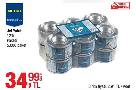 Metro Professional Jel Yakıt 12'li image