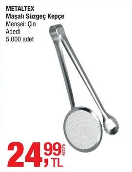 Metaltex Maşalı Süzgeç Kepçe image