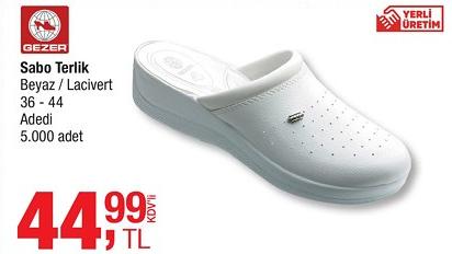 Gezer Sabo Terlik Beyaz / Lacivert 36 - 44 image