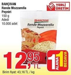 Bahçıvan Rende Mozzarella Peyniri 150 g image