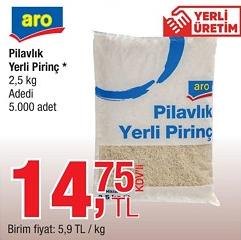 Aro Pilavlık Yerli Pirinç 2,5 kg image