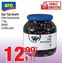 Aro Ege Tipi Zeytin Cam Kavanozda 1 kg image