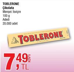 Toblerone Çikolata 100 g image
