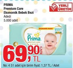 Prima Premium Care Ekonomik Bebek Bezi image