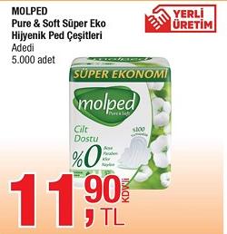 Molped Pure & Soft Süper Eko Hijyenik Ped Çeşitleri image