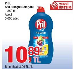 Pril Sıvı Bulaşık Deterjanı 1.350 ml image