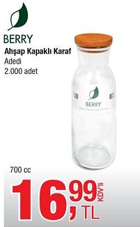 Berry Ahşap Kapaklı Karaf 700 cc image