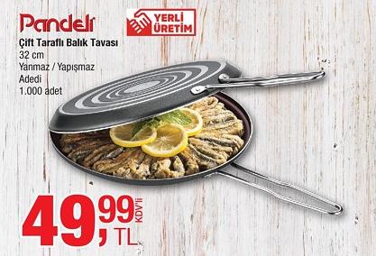 Pandeli Çift Taraflı Balık Tavası 32 cm image