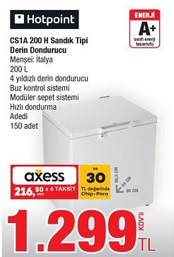 Hotpoint CS1A 200 H Sandık Tipi Derin Dondurucu | İndirimde Market