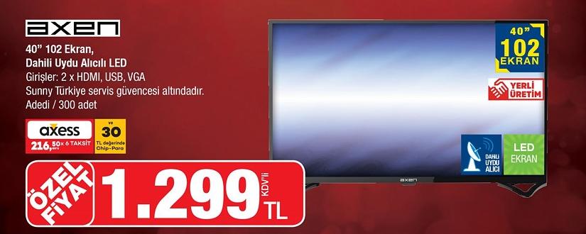 Axen 40'' 102 Ekran Dahili Uydu Alıcılı Led image