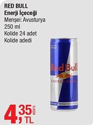 Red Bull Enerji İçeceği 250 ml Kolide 24 Adet Adedi image