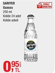 Sarıyer Gazozu 250 ml Kolide 24 Adet Adedi image