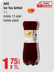 Aro Ice Tea Şeftali 1 L Kolide 12 Adet Adedi image