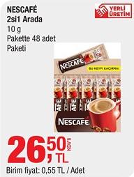 Nescafe 2si1 Arada 10 g 48 Adet image