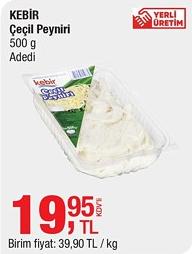 Kebir Çeçil Peyniri 500 g image