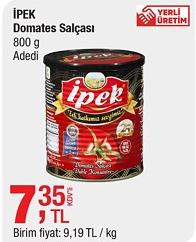 İpek Domates Salçası 800 g image