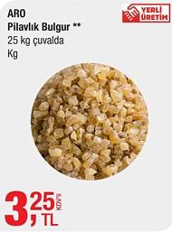 Aro Pilavlık Yerli Pirinç 25 kg Çuvalda Kg image