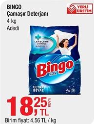 Bingo Çamaşır Deterjanı 4 kg image