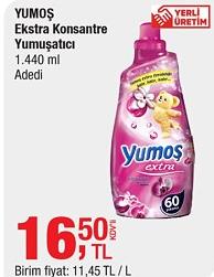 Yumoş Ekstra Konsantre Yumuşatıcı 1.440 ml image