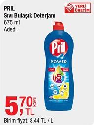 Pril Sıvı Bulaşık Deterjanı 675 ml image